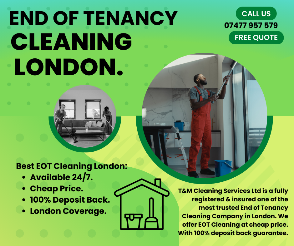 End of tenancy cleaning services london